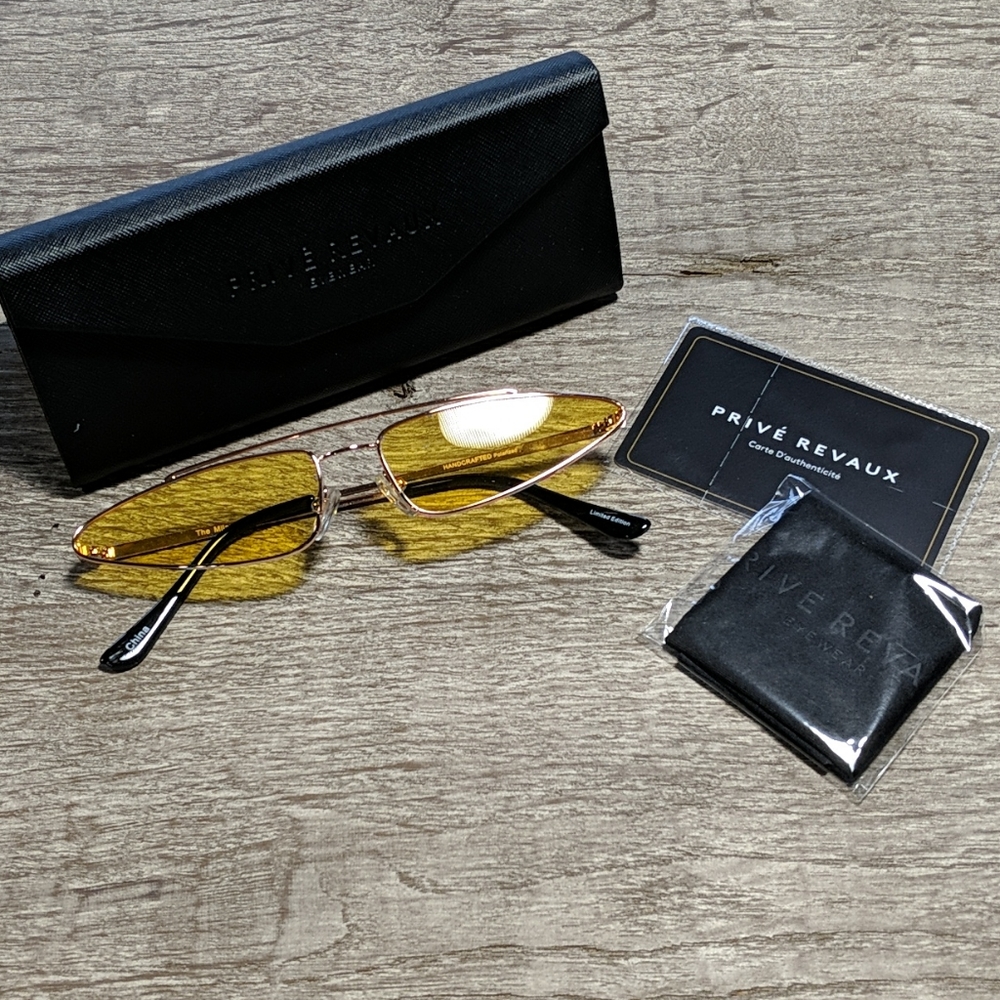 CLEARANCE NWT Prive Revaux Milan sunglasses in yellow